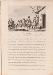 The Meeting of the Commanders of the French and German Forces in Schitz, 5th December 1805